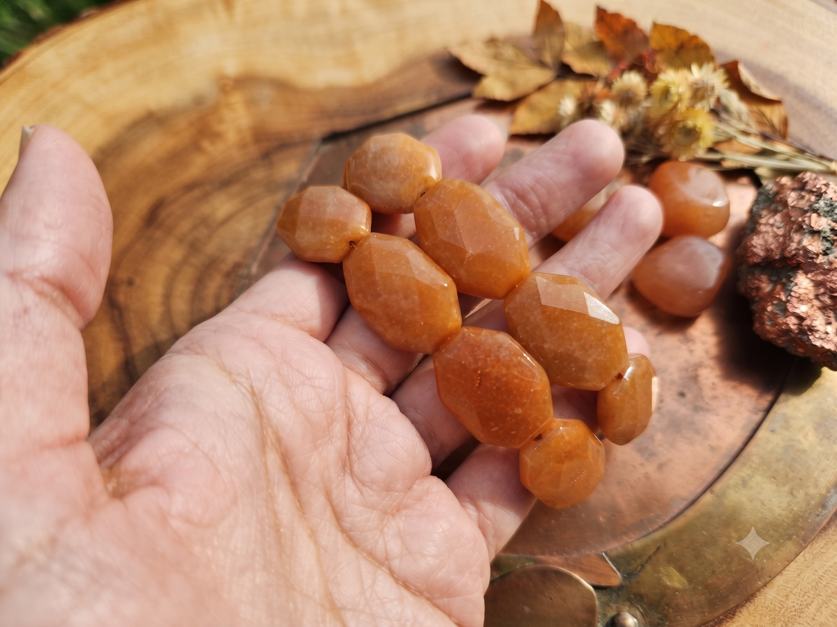 紅東陵石手鍊
