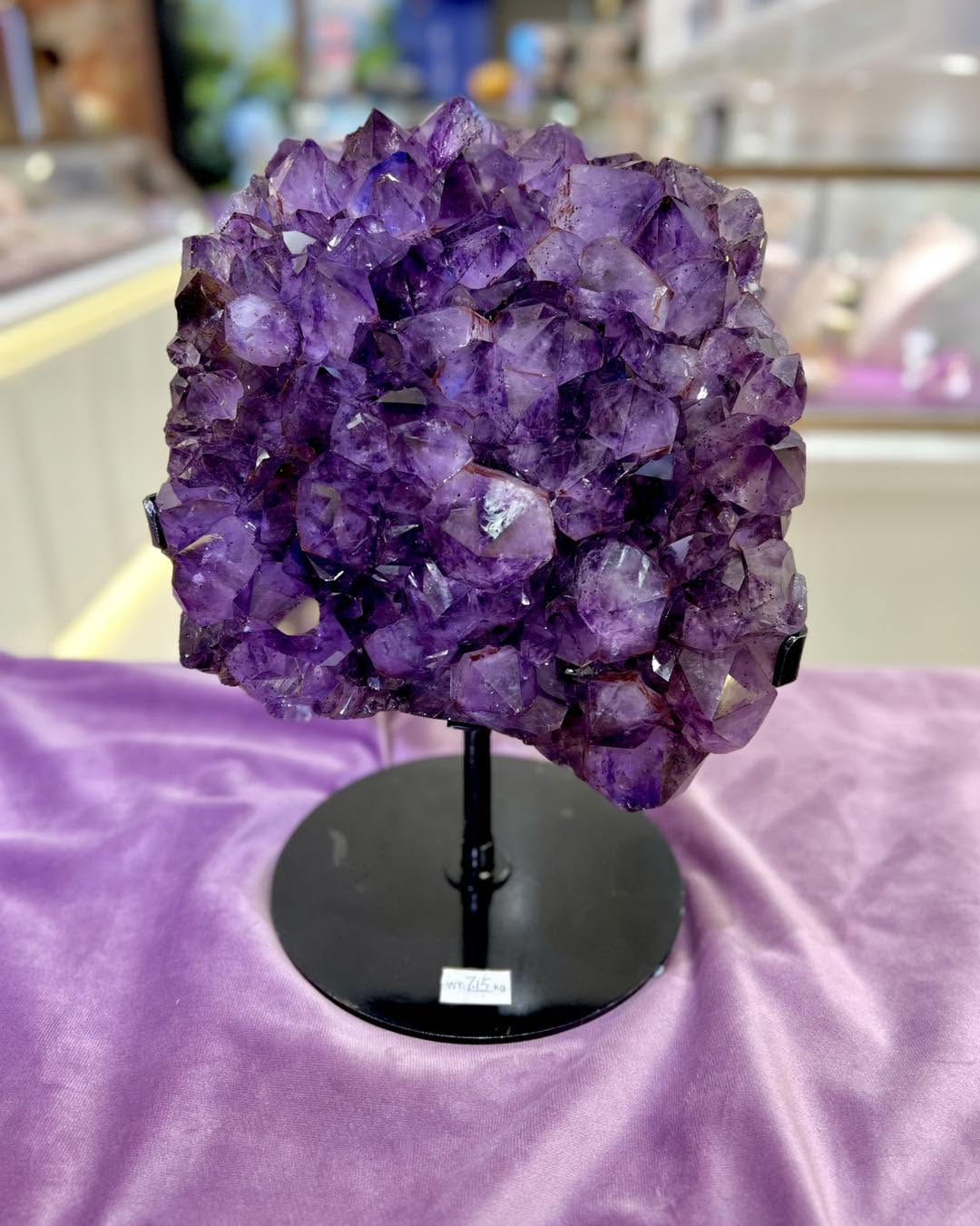 紫水晶「花球王」