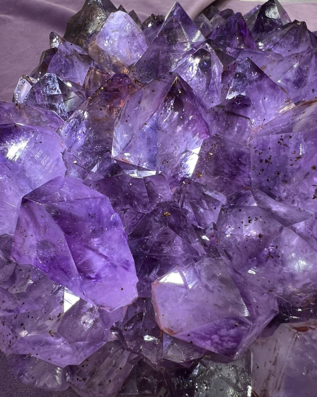 紫水晶「花球王」