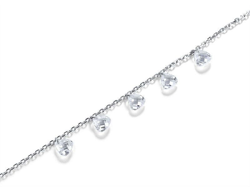 白色鋯石925銀手鍊