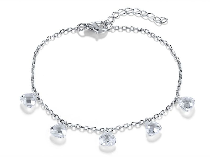 白色鋯石925銀手鍊