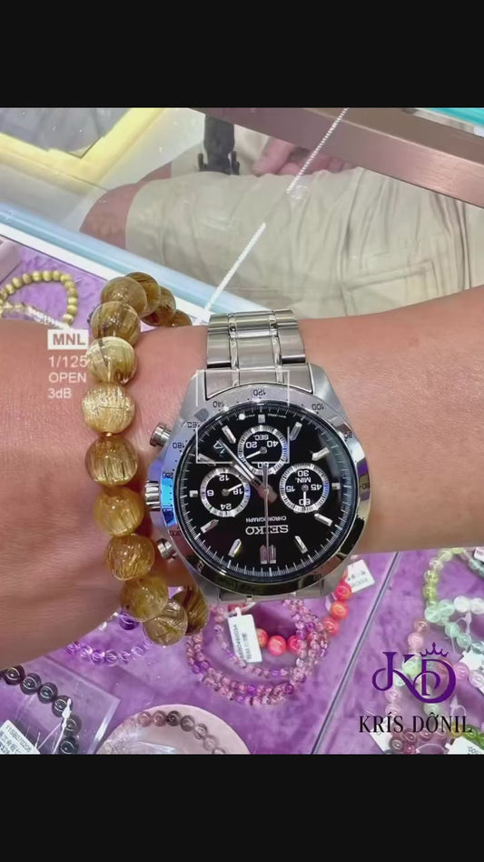 貓眼金鈦晶手串